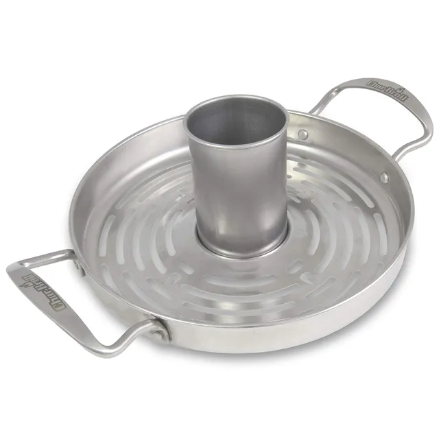 char-broil-140-776-casseruola-per-pollo-alla-birra-in-acciaio-inossidabile-con-c image 1