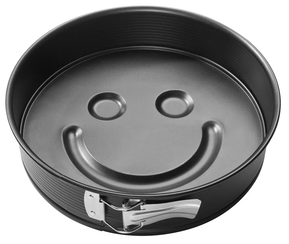zenker-tortiera-apribile-3-in-1-con-fondi-3d-normale-cuore-e-smile-26-cm-rivesti image 1
