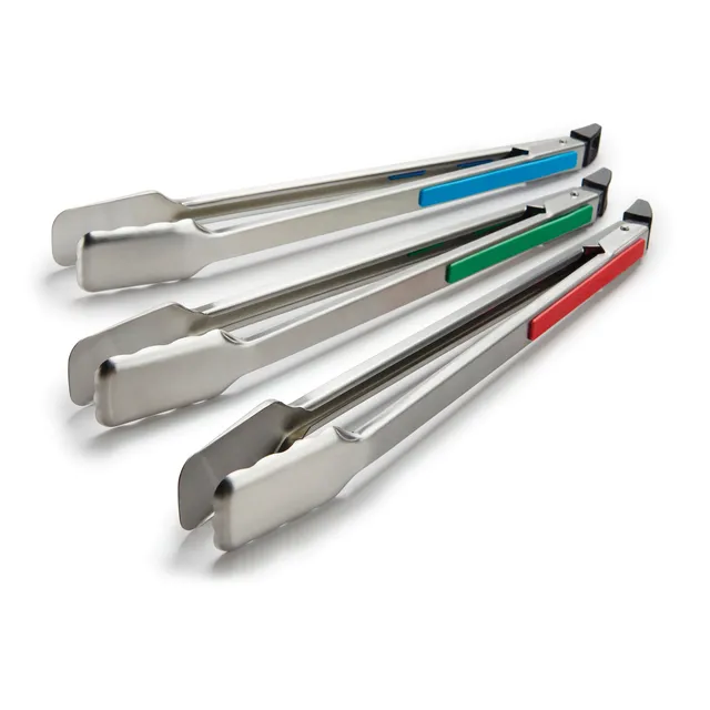 broil-king-3-pack-grilling-tongs-set-3-pinze-barbecue-41-cm-a-colori-per-evitare image 1