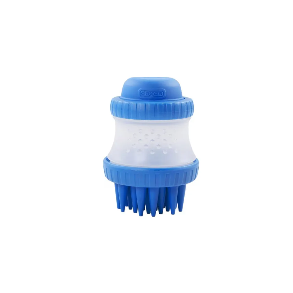 dexas-scrubbuster-spazzola-da-bagno-per-cani-in-silicone-con-dispenser-shampoo-i image 1