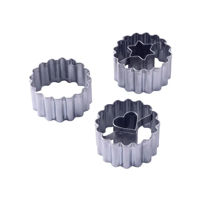 zenker-set-3pz-tagliabiscotti-linzer-cuore-e-stella-formine-biscotti-in-acciaio- image 1