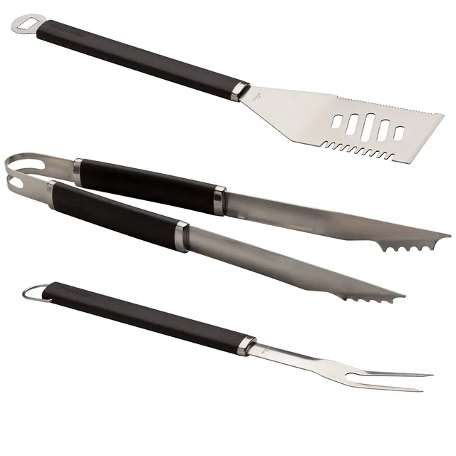 char-broil-140-545-set-utensili-barbecue-3-pezzi-in-acciaio-inox-con-apribottigl image 1