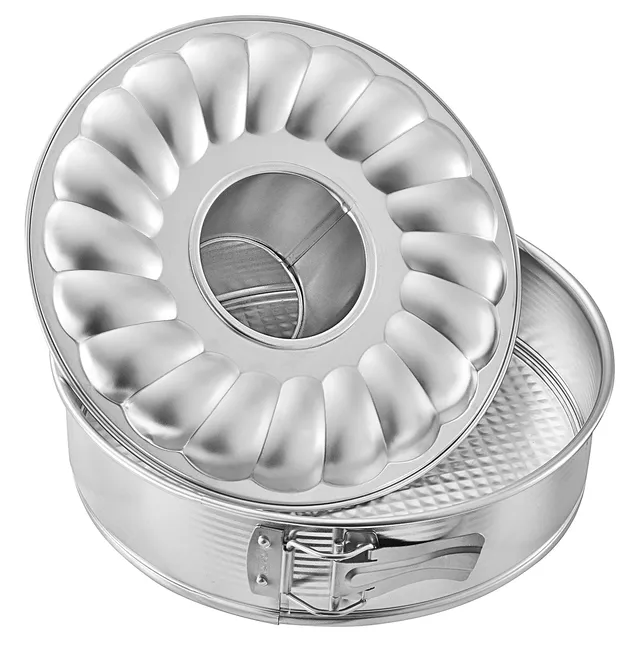 zenker-silver-tortiera-a-2-fondi-apribile-18-cm-in-acciaio-stagnato image 1