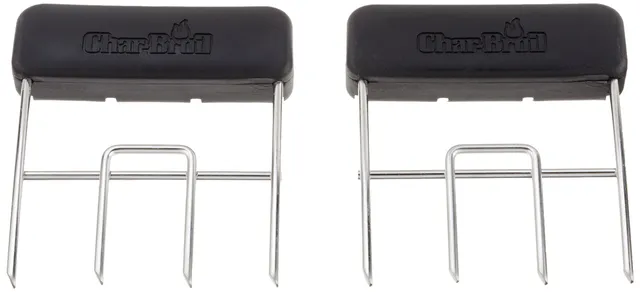 char-broil-140-002-forchettoni-da-carne-in-acciaio-inox-accessorio-barbecue-mani image 1