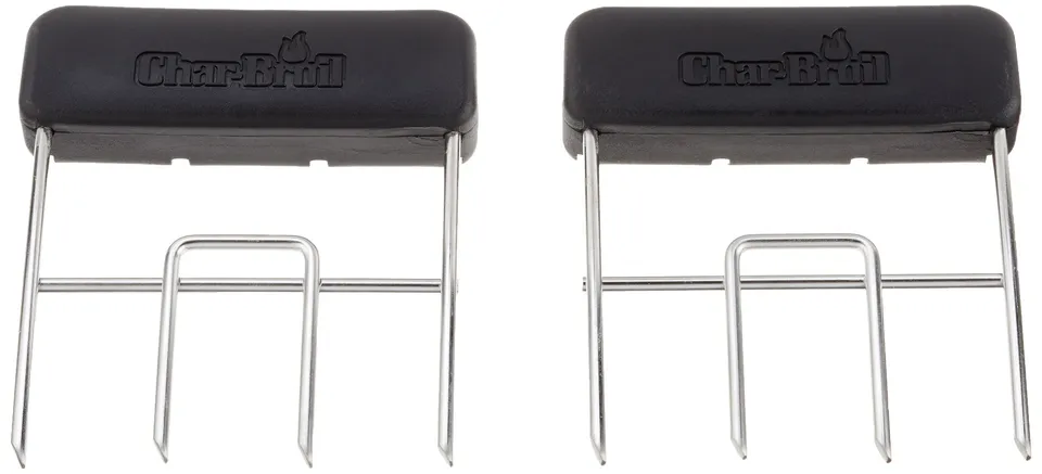 char-broil-140-002-forchettoni-da-carne-in-acciaio-inox-accessorio-barbecue-mani image 1