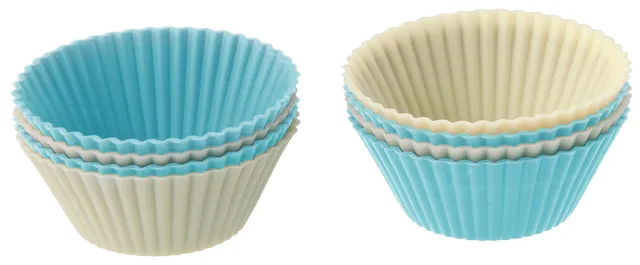 zenker-fackelmann-8-pirottini-in-silicone-multicolore-per-muffin-diametro-5-x-2- image 1