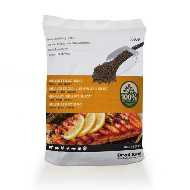 broil-king-griller-s-select-blend-wood-pellets-pellet-barbecue-miscela-100-natur image 1