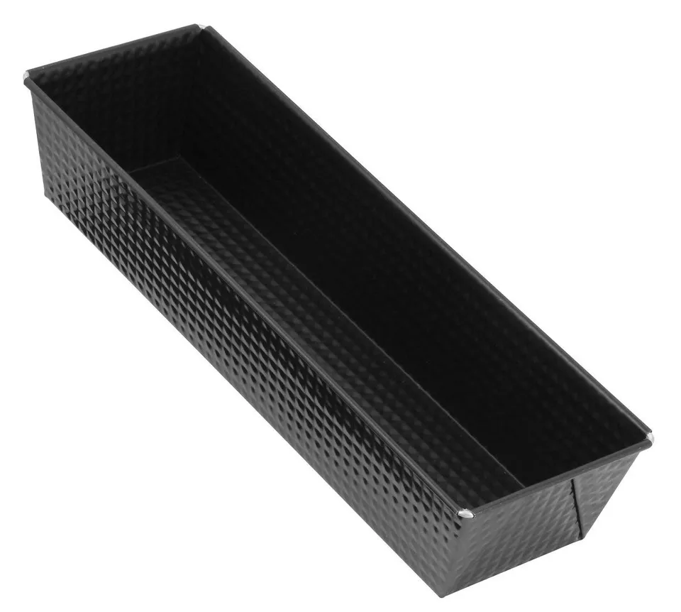 zenker-stampo-plum-cake-35-cm-black-metallic-in-carbon-steel-con-rivestimento-an image 1
