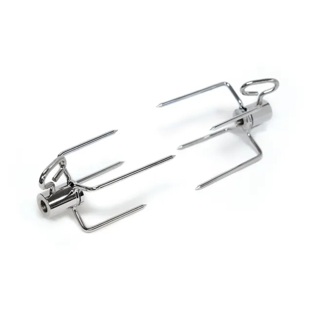broil-king-rotisserie-forks-forchette-per-girarosto-placcate-nichel-cromo-attacc image 1