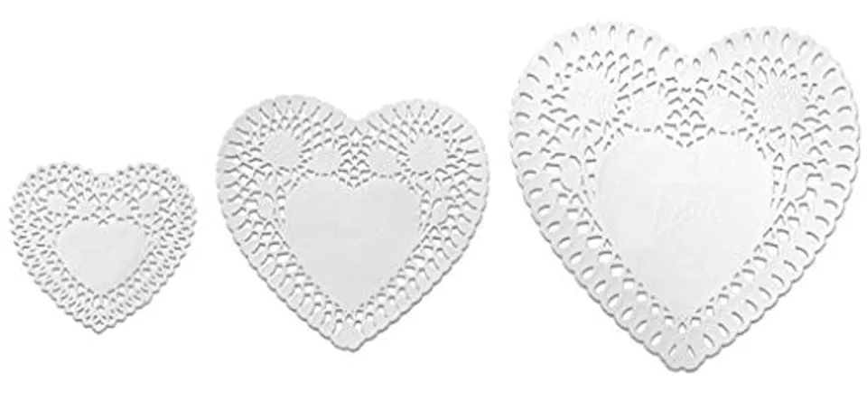 zenker-sottotorta-a-forma-di-cuore-in-carta-antigrasso-bianco image 1