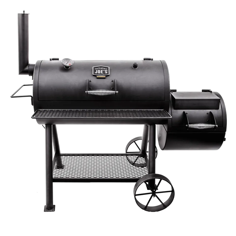 oklahoma-joe-s-highland-smoker-char-broil-140755-affumicatore-a-carbone-in-accia image 1