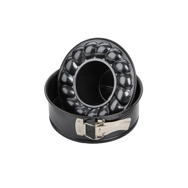 zenker-tortiera-apribile-a-cerniera-18x6-5-cm-con-2-fondi-acciaio-al-carbonio-an image 1