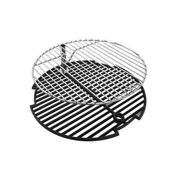 broil-king-premium-cooking-grate-set-set-di-griglie-in-ghisa-per-kamado-keg-con- image 1