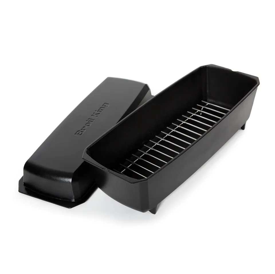 broil-king-cast-iron-rib-roaster-rostiera-in-ghisa-per-costine-in-verticale-con- image 1