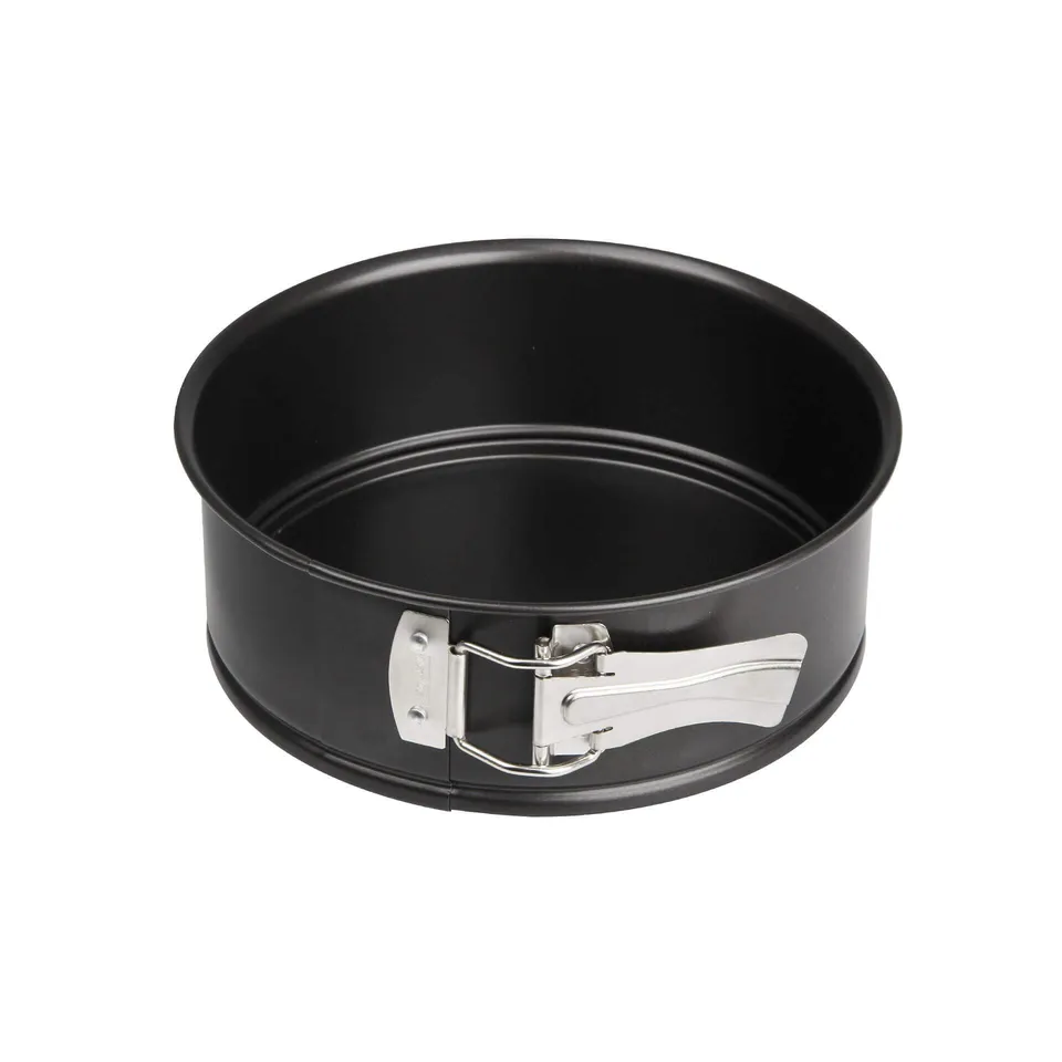 zenker-tortiera-apribile-mini-18-cm-con-bordo-salva-impasto-carbon-steel-antiade image 1