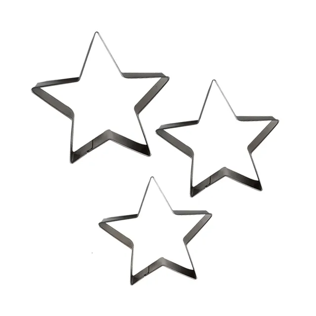 zenker-42893-set-3-coppapasta-per-biscotti-a-stella-3-misure image 1