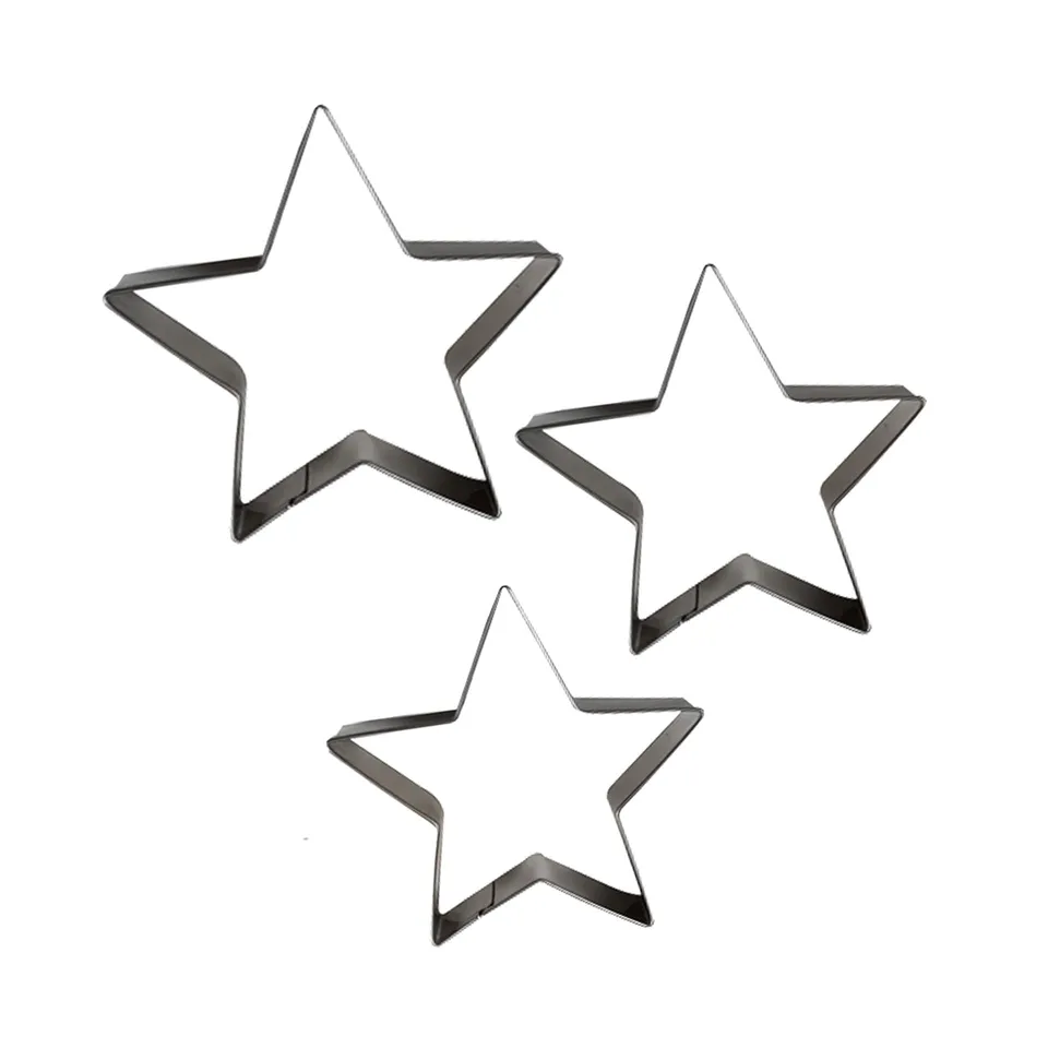 zenker-42893-set-3-coppapasta-per-biscotti-a-stella-3-misure image 1