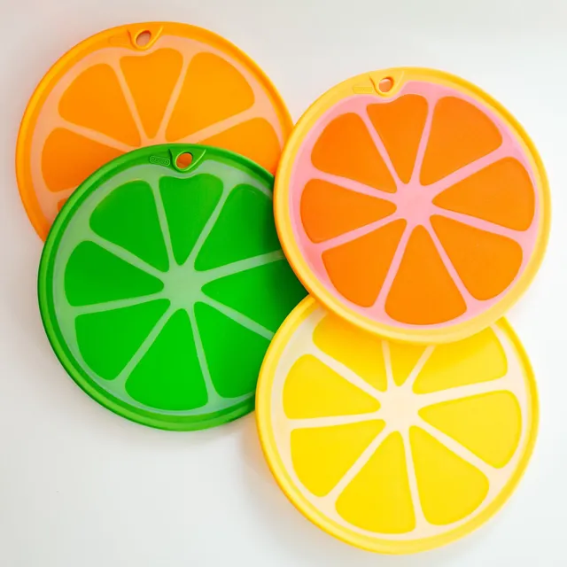 dexas-citrus-slice-tagliere-e-piatto-da-serving-trasparente-a-forma-di-fetta-di- image 1