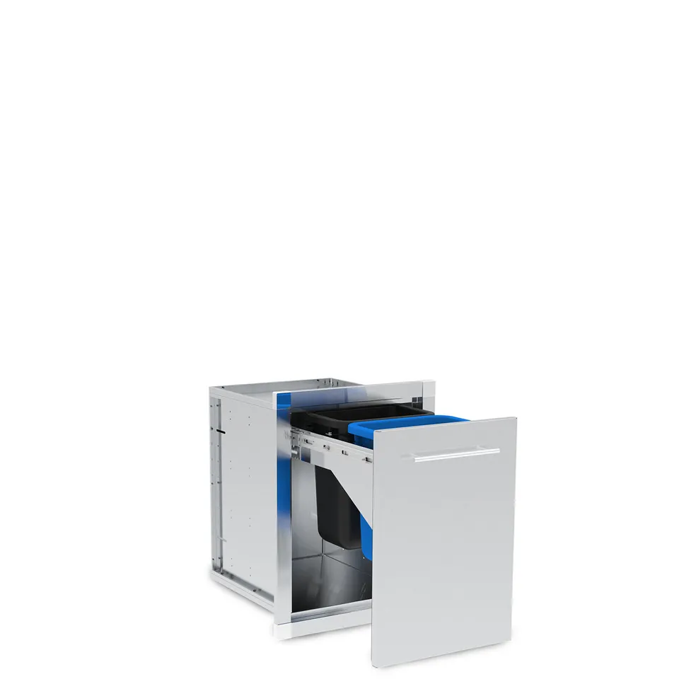 broil-king-enclosed-waste-organizer-modulo-cestino-a-scomparsa-in-acciaio-inox-3 image 1