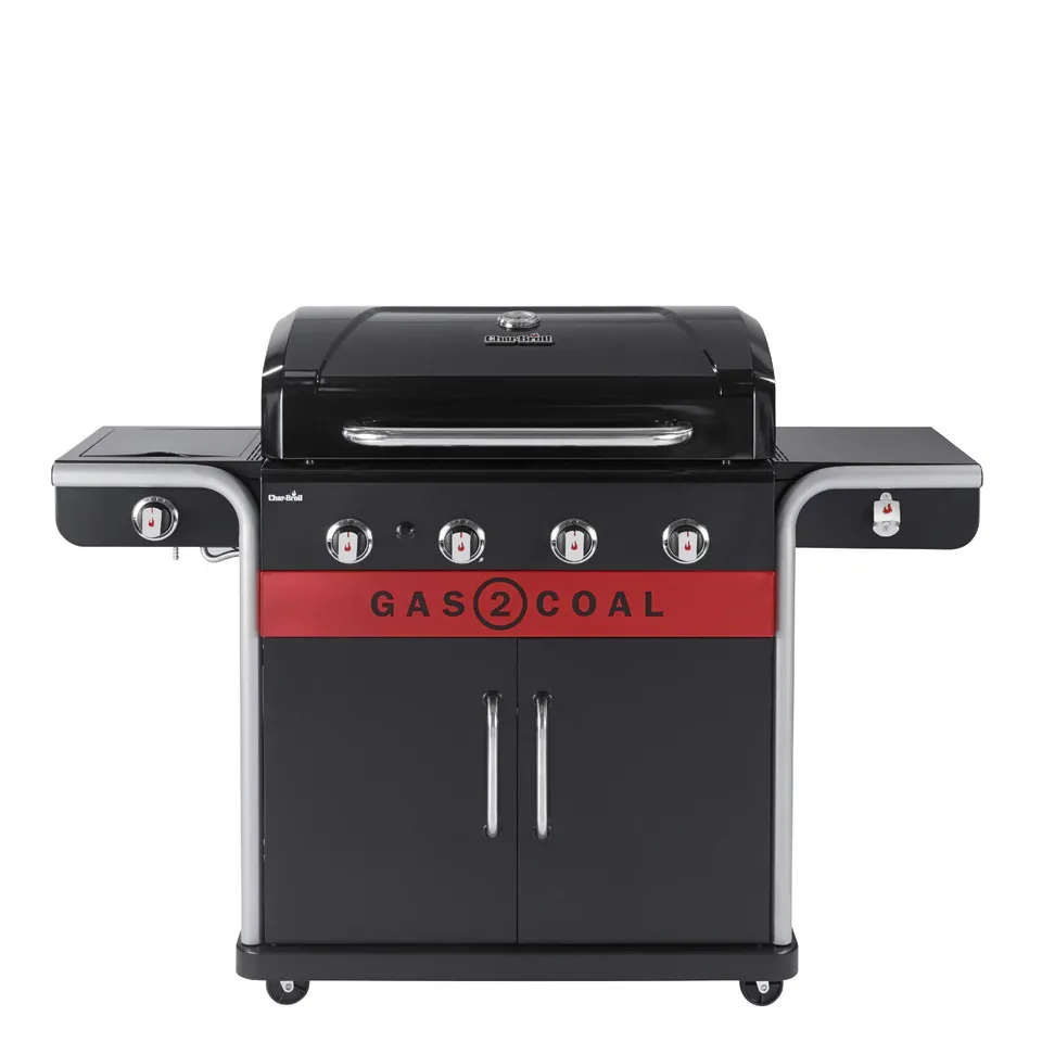 char-broil-gas2coal-440-barbecue-ibrido-a-gas-e-carbone-con-vassoio-carbone-brev image 1