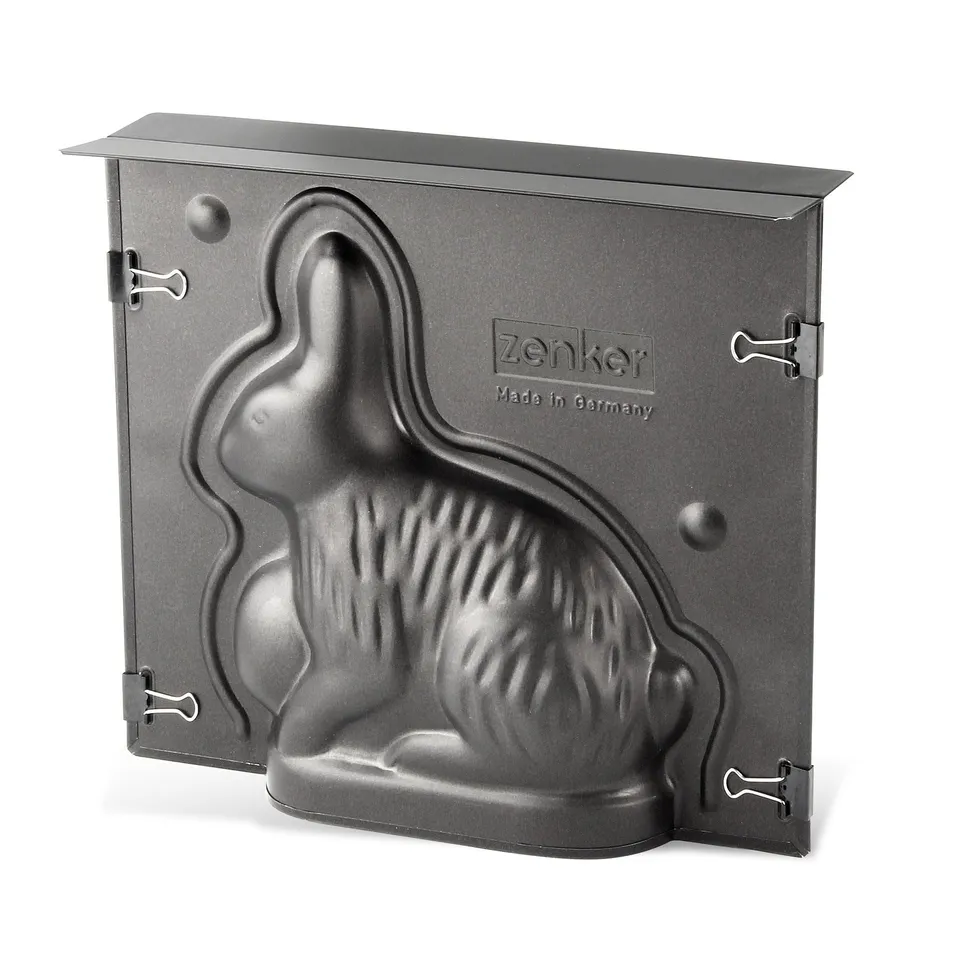 zenker-stampo-tortiera-3d-coniglietto-pasquale-22-5-x-20-cm-carbon-steel-antiade image 1