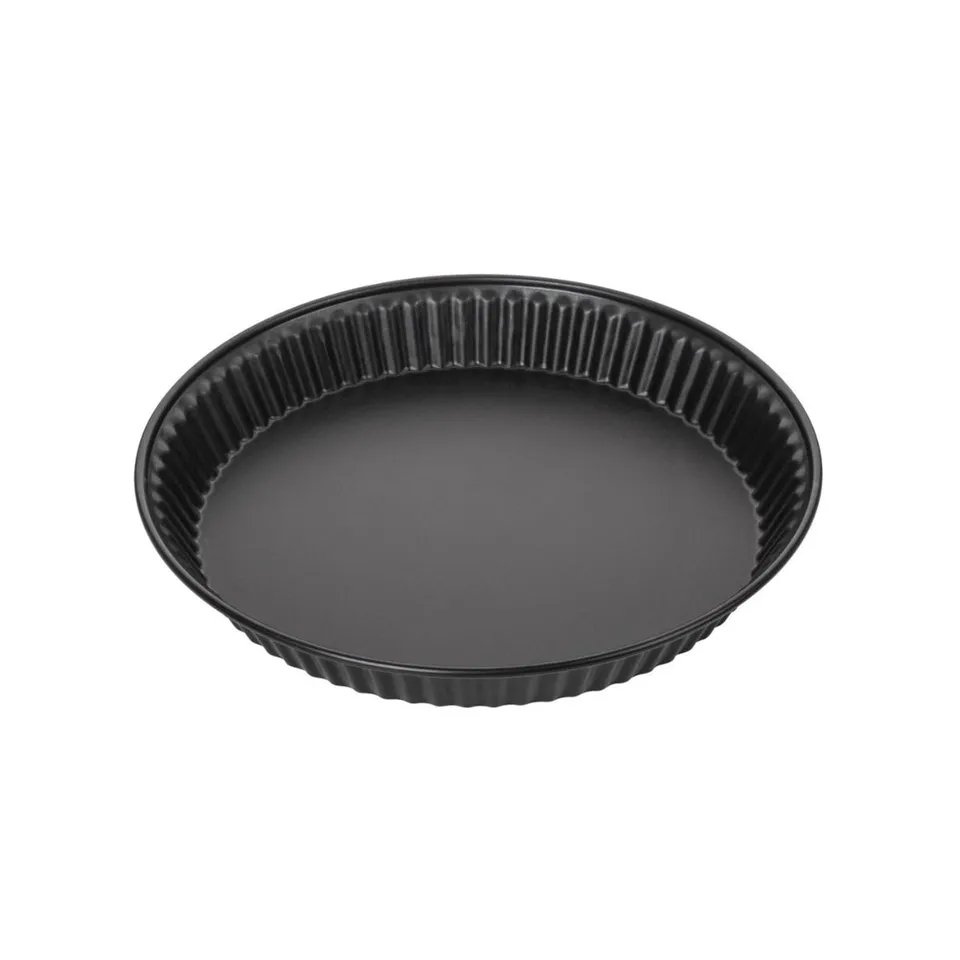 zenker-stampo-crostata-a-fondo-liscio-28-cm-black-metallic-rivestimento-antiader image 1