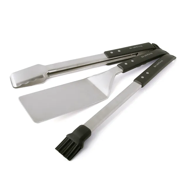 broil-king-imperial-set-utensili-barbecue-3-pezzi-paletta-super-flipper-pinze-a- image 1
