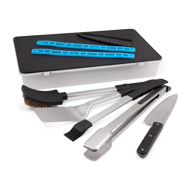 broil-king-porta-chef-series-tool-set-set-utensili-barbecue-portatile-con-coltel image 1