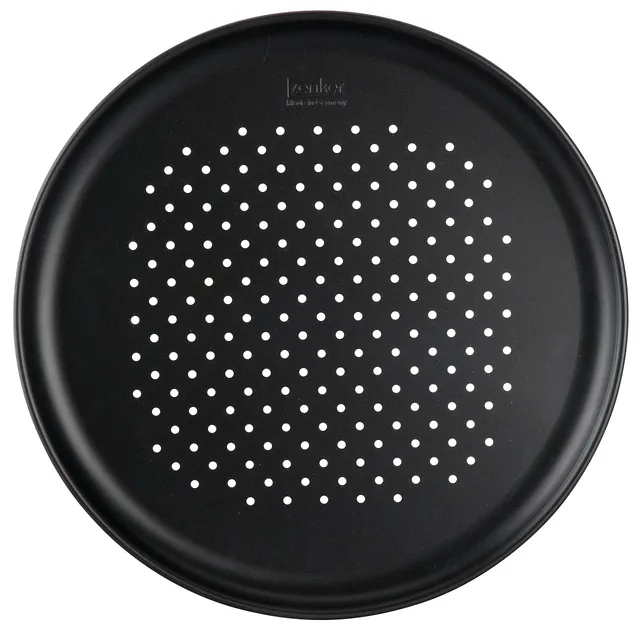 zenker-black-metallic-stampo-per-pizza-forato-36-cm-carbon-steel-con-rivestiment image 1