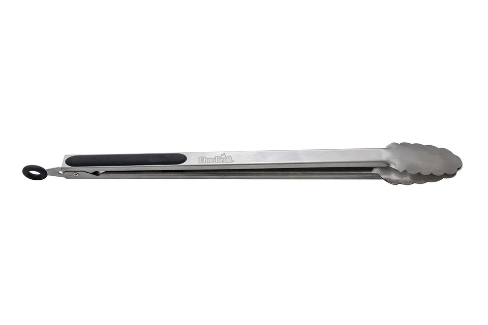 char-broil-140-586-pinza-per-barbecue-con-impugnatura-antiscivolo-in-acciaio-ino image 1