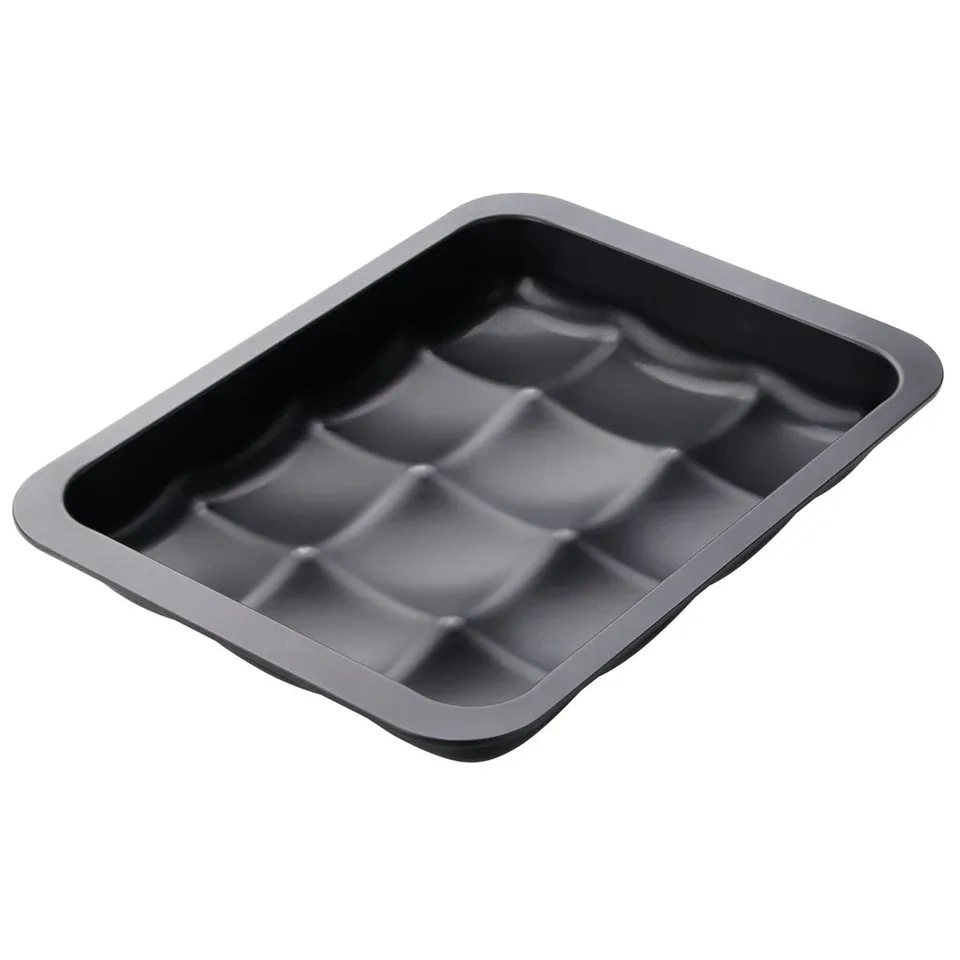 zenker-6517-teglia-antiaderente-per-12-panini-dolci-e-salati-black-metallic image 1