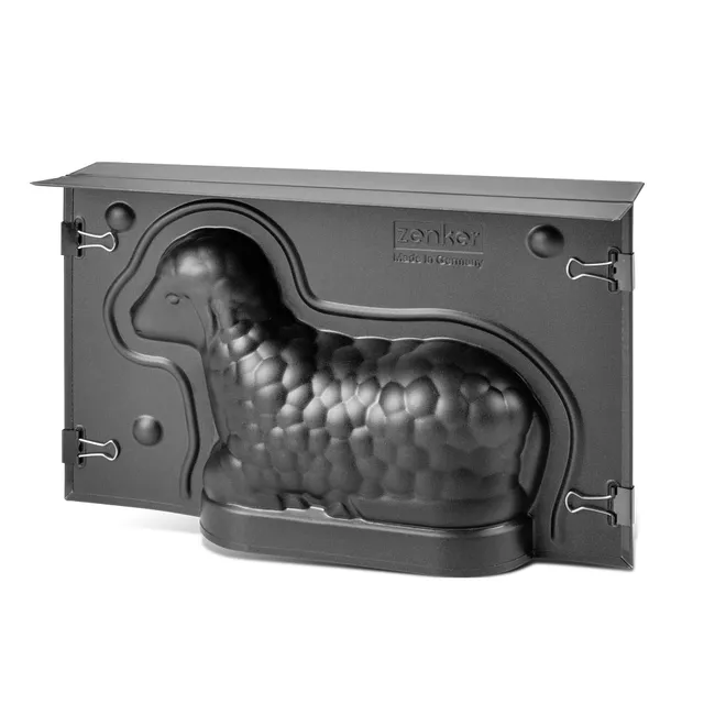 zenker-9103-stampo-per-dolce-agnello-pasquale-3d-in-lamiera-d-acciaio-antiaderen image 1