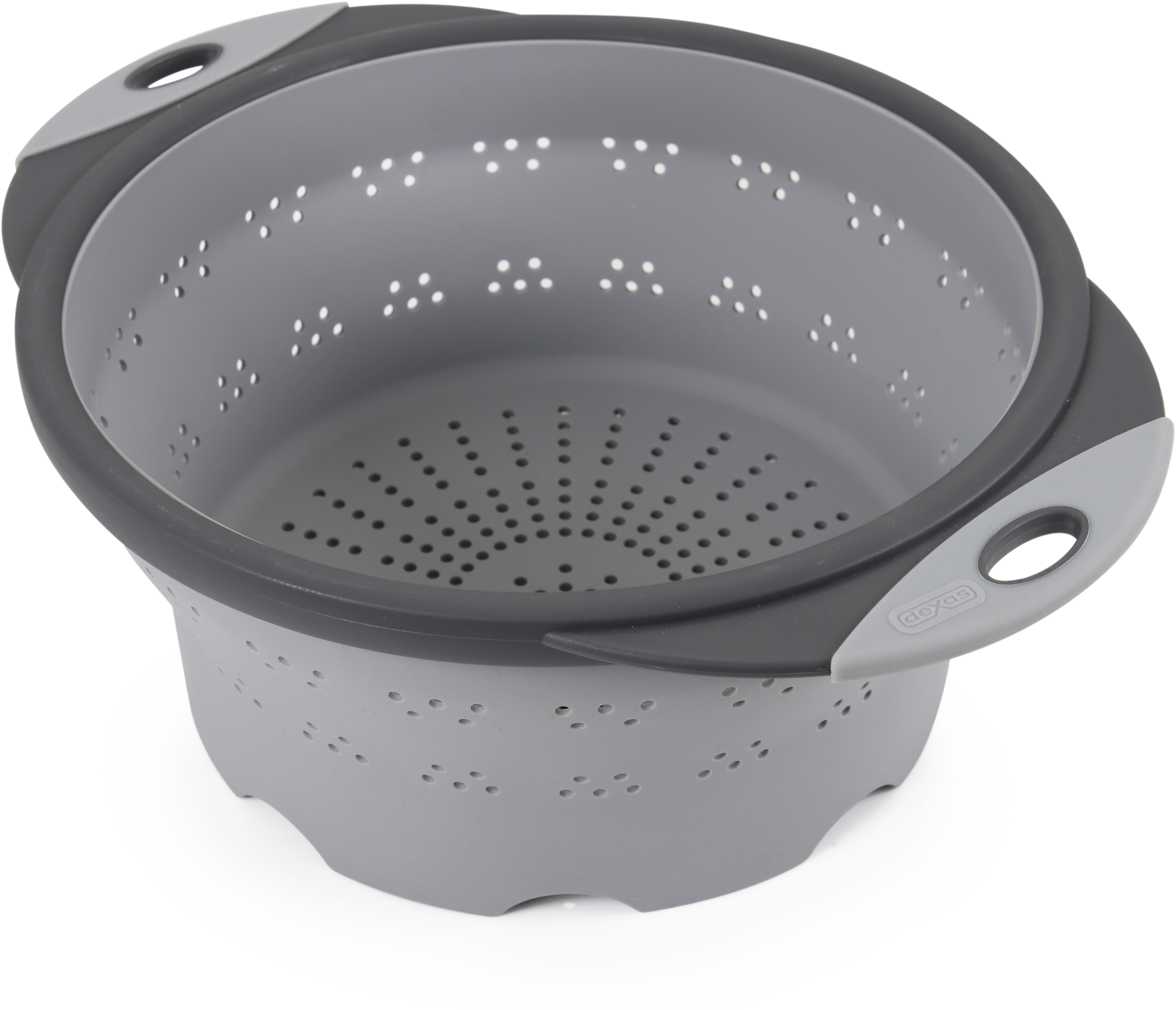 dexas-scolapasta-collassabile-rotondo-25-cm-con-base-autoportante-pieghevole-e-l image 1