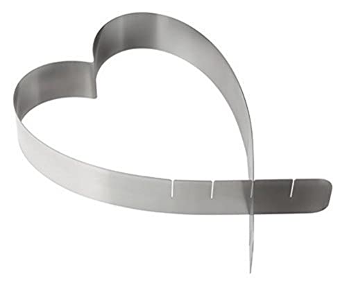 fackelmann-zenker-anello-per-torte-regolabile-a-forma-di-cuore-in-acciaio-inox-p image 5