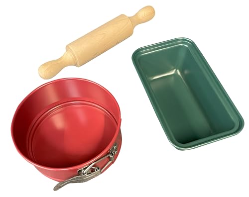 zenker-set-pasticceria-3-pezzi-natalizio-tortiera-antiaderente-12x5-cm-mini-plum image 4