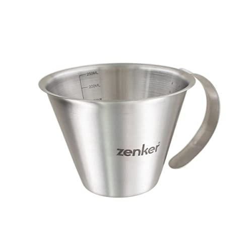 zenker-misurino-graduato-250-ml-in-acciaio-inossidabile-con-maniglia-e-beccuccio image 6