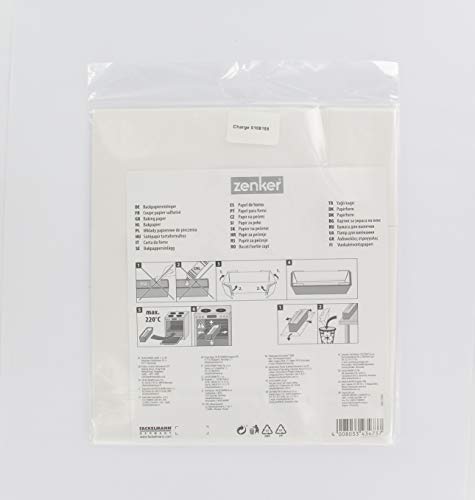 zenker-carta-da-forno-sagomata-per-plumcake-pronta-all-uso-42x22-cm-bianco-monou image 7