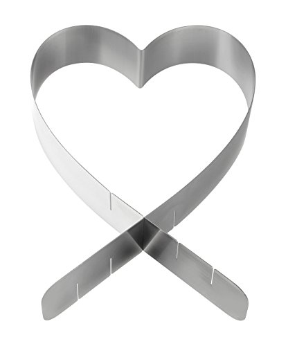fackelmann-zenker-anello-per-torte-regolabile-a-forma-di-cuore-in-acciaio-inox-p image 8