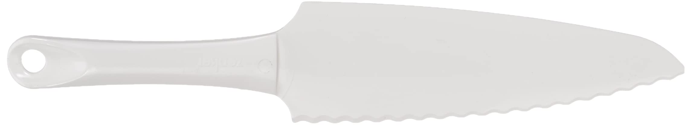 zenker-spatola-staccatorta-e-spalmacrema-in-plastica-bianca-34-x-11-7-x-1-5-cm image 1