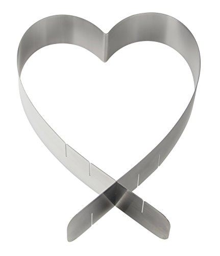 fackelmann-zenker-anello-per-torte-regolabile-a-forma-di-cuore-in-acciaio-inox-p image 7