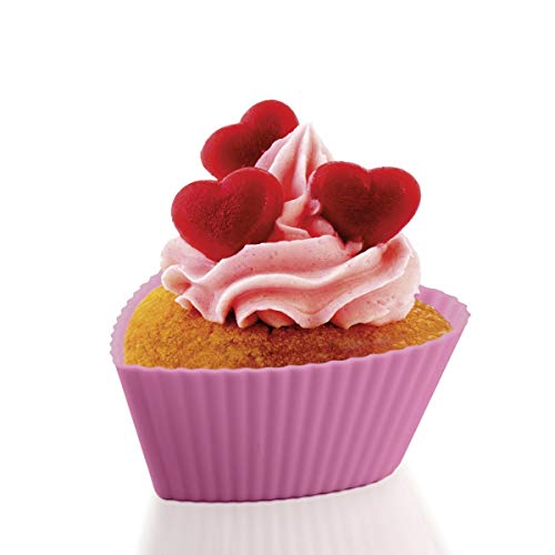 fackelmann-zenker-linea-love-set-6-pirottini-per-cupcake-e-muffin-in-silicone-ro image 7