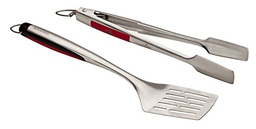 char-broil-140-543-set-utensili-barbecue-2-pezzi-spatola-e-pinze-in-acciaio-inox image 4