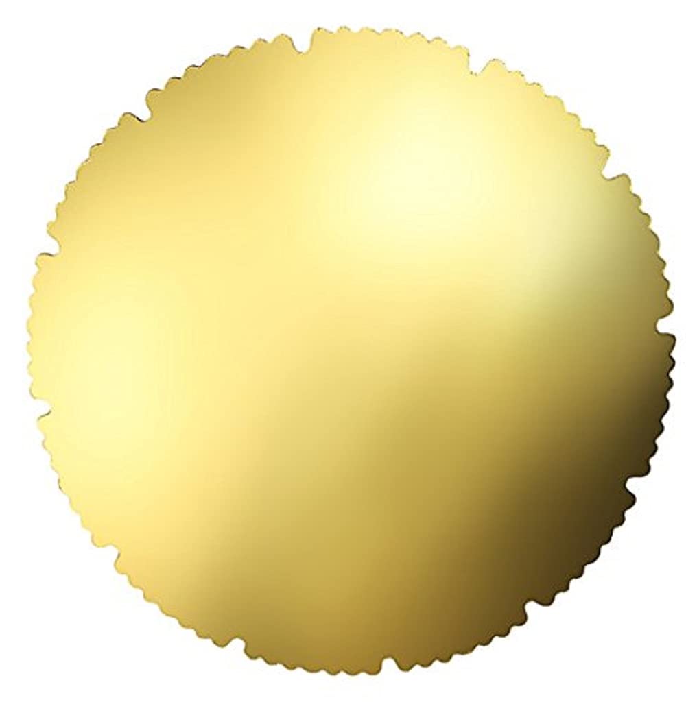 zenker-sottotorta-in-carta-oro-28cm-con-marcatura-a-pezzi-confezione-6-pezzi image 1