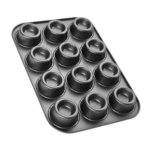 zenker-black-metallic-stampo-cupcakes-a-12-impronte-concave-7-cm-in-acciaio-anti image 8