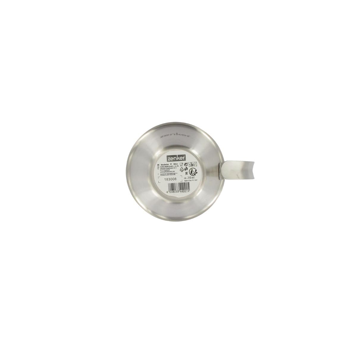 zenker-misurino-graduato-250-ml-in-acciaio-inossidabile-con-maniglia-e-beccuccio image 5