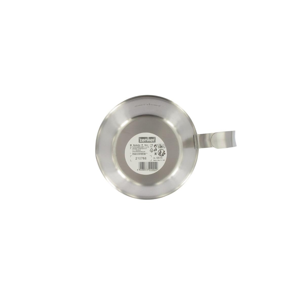 zenker-misurino-graduato-500-ml-in-acciaio-inox-con-maniglia-e-beccuccio-12-x-6- image 6