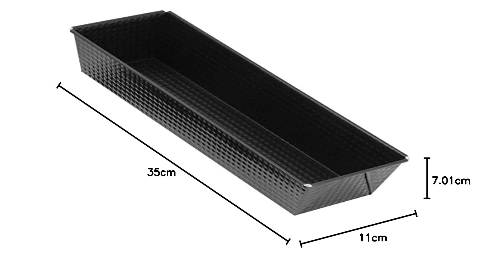 zenker-stampo-plum-cake-35-cm-black-metallic-in-carbon-steel-con-rivestimento-an image 6
