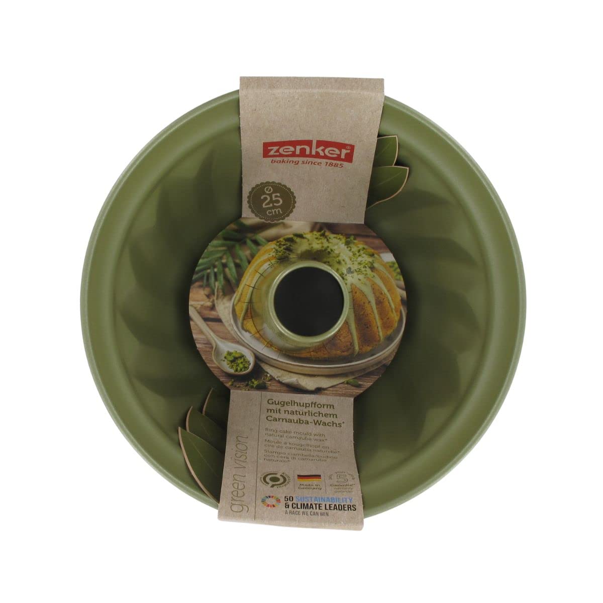 zenker-green-vision-stampo-ciambella-budino-25-cm-carbon-steel-antiaderente-ilag image 6