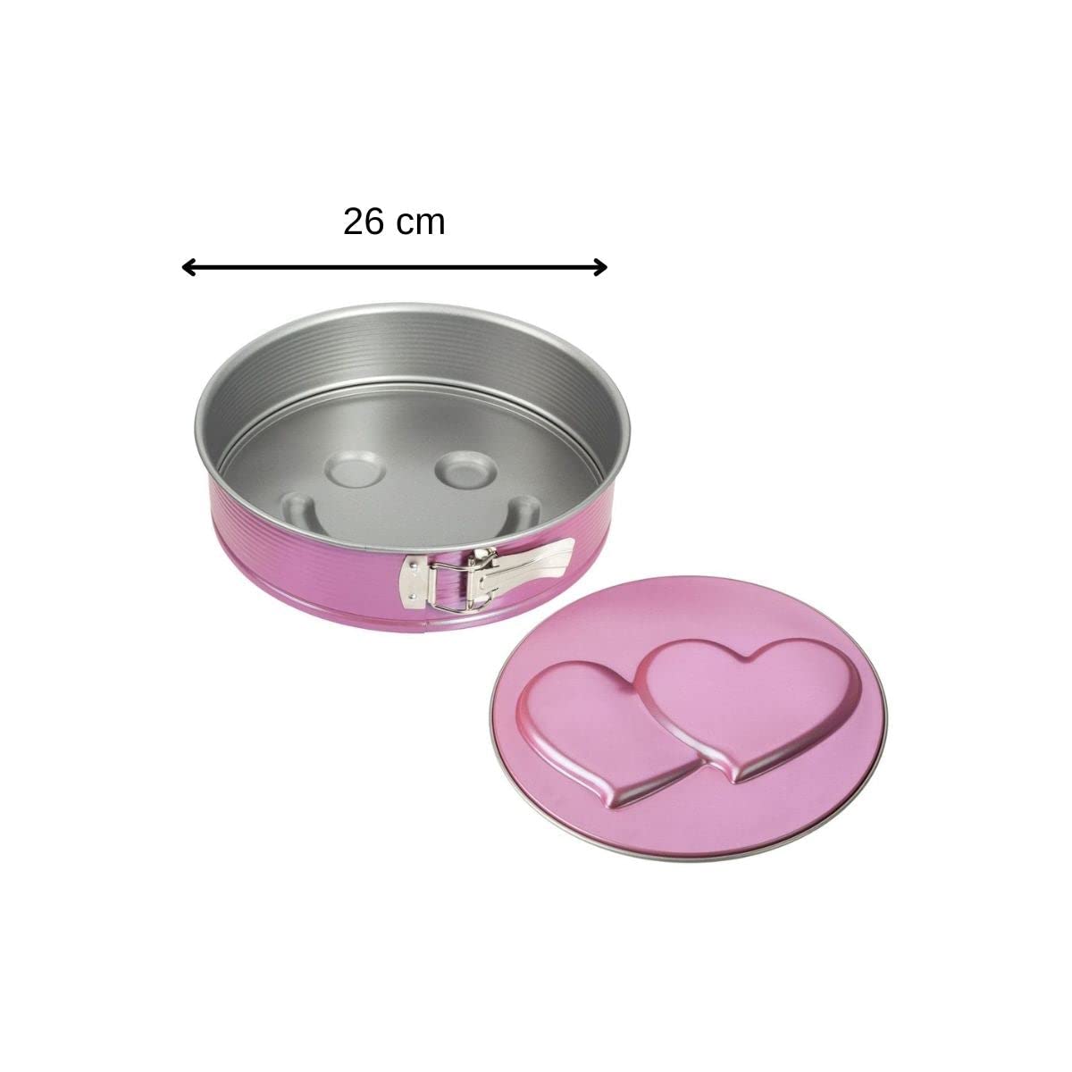 zenker-creative-studio-teglia-da-forno-rotonda-con-2-fondi-doppio-cuore-e-viso-s image 3