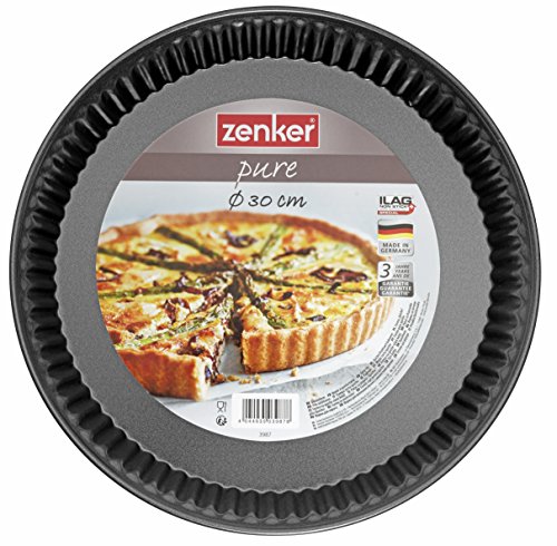 zenker-serie-pure-stampo-per-quiche-28-cm-in-acciaio-con-rivestimento-antiaderen image 4